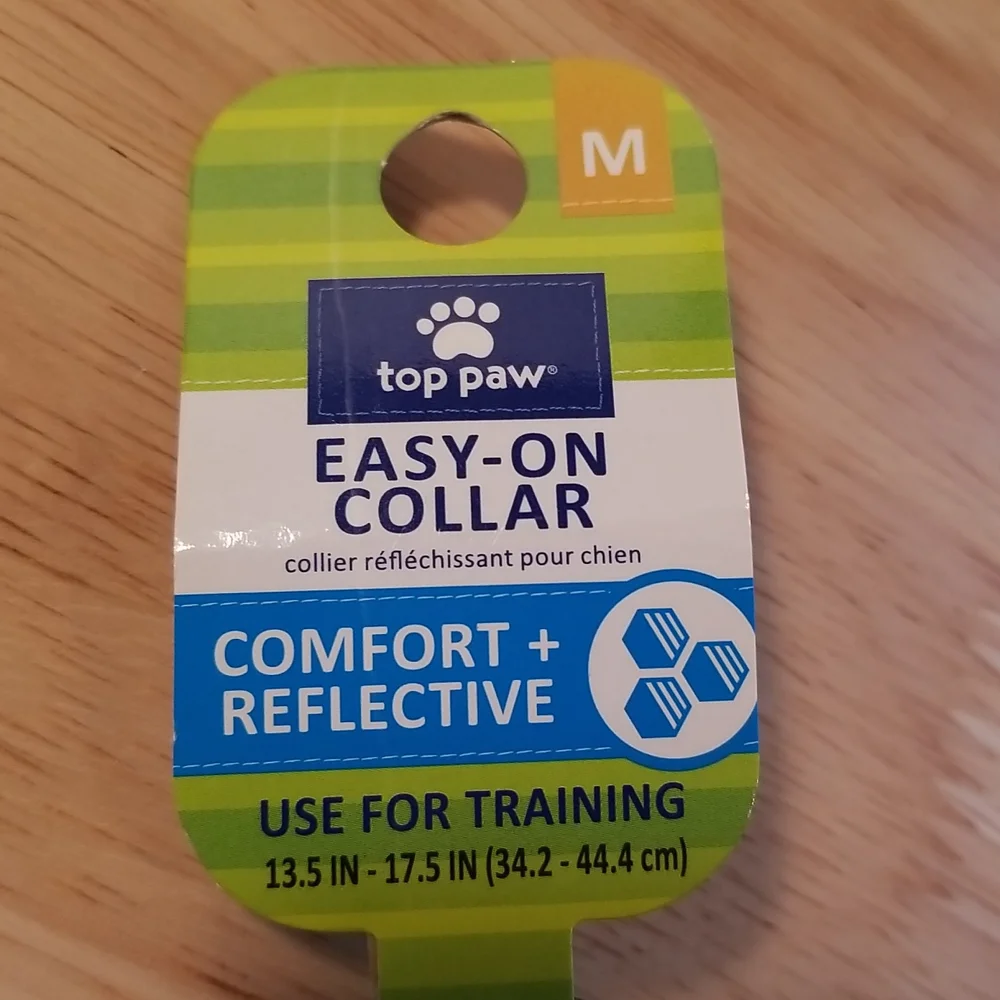 Martingale style padded reflective collar